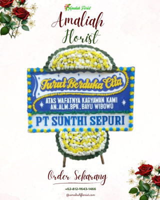 Papan Bunga Duka di Bujak