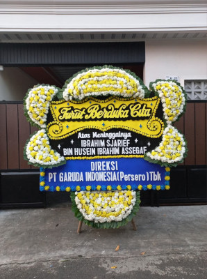 Papan Bunga Duka di Bujak