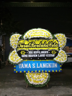 Papan Bunga Duka di Bujak